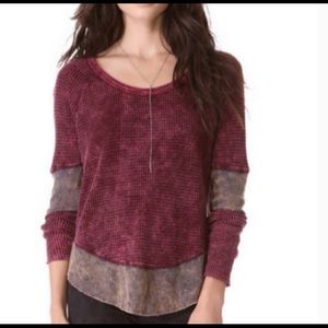 Free People’s We The Free waffle knit long sleeve